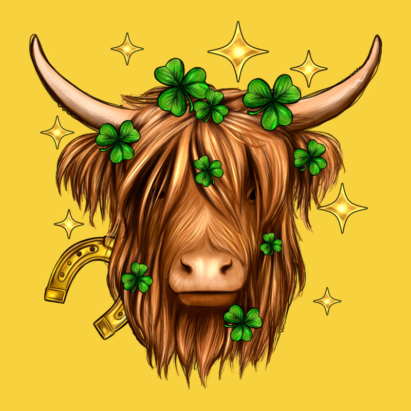 St. Patrick's Day Highland Cow Premium Sweatshirt by Neo Western | Teevron