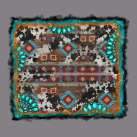 Aztec Background With Gemstone And Cowhide Heavyweight Hoodie | Teevron