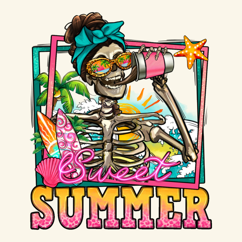 Sweet Summer Skeleton Premium Hoodie by Jasminsmagicworld | Teevron