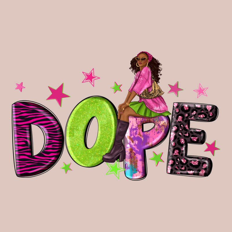 Dope With Afro Black Woman Premium Hoodie by NancyCooperArtShop | Teevron