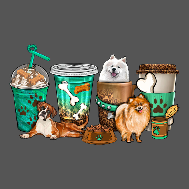 Dog Coffee Cups Zipper Hoodie by texasbilliewilder | Teevron