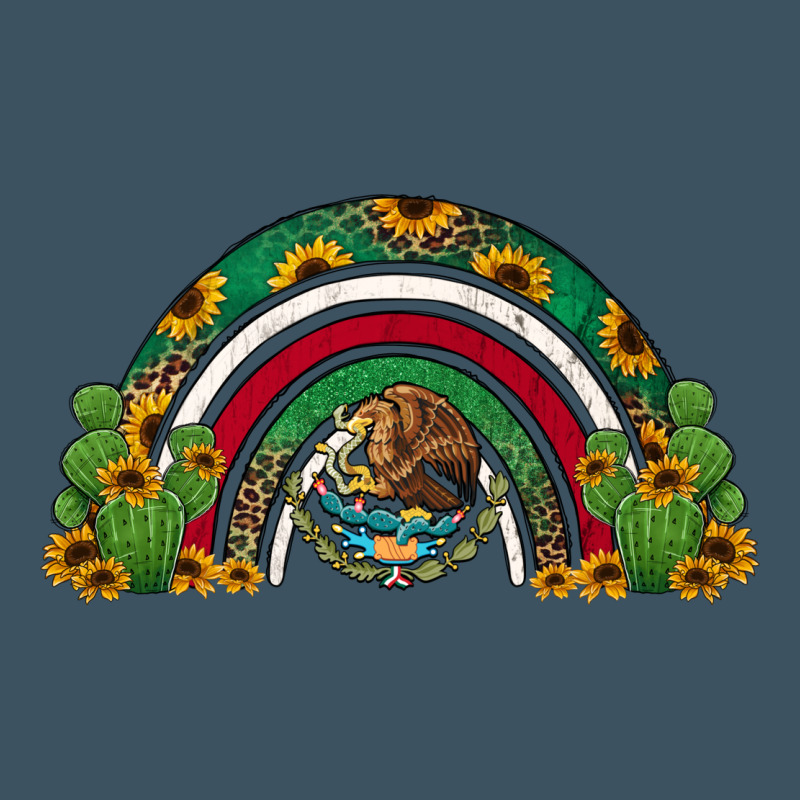 Mexican Flag Cactus And Sunflowers Rainbow Urban Hoodie by Jasminsmagicworld | Teevron