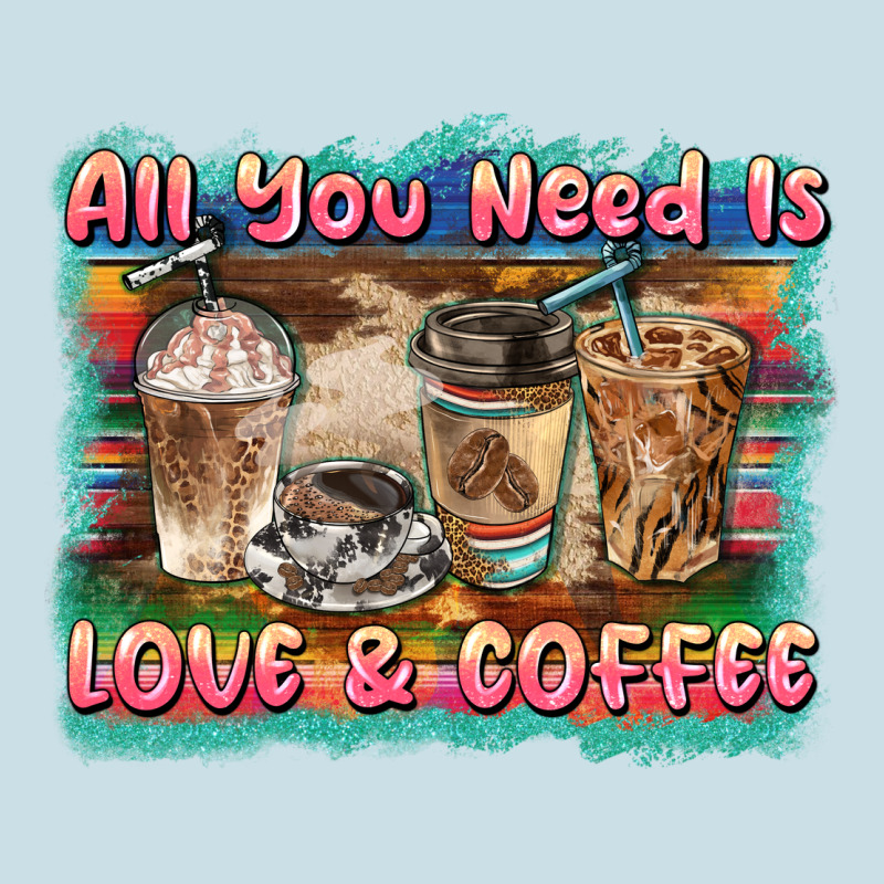 All You Need Is Love & Coffee Ladies Tee by BarkalooDesign | Teevron