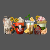 Farm Animals Coffee Cups Zipper Hoodie | Teevron