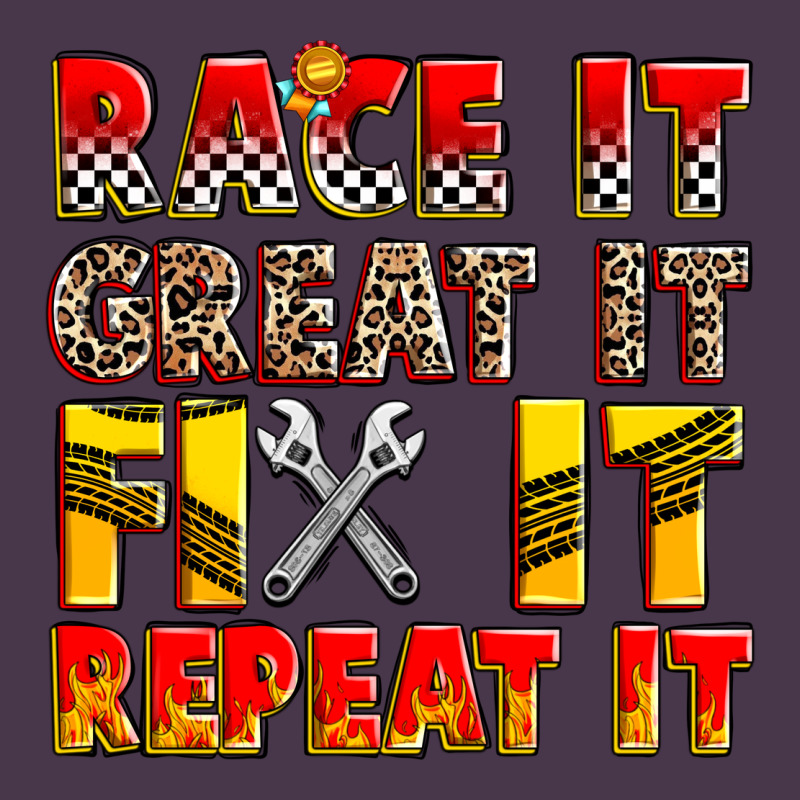 Race It Great It Fix It Repeat It Heavyweight Hoodie by Zillion Design Studio | Teevron