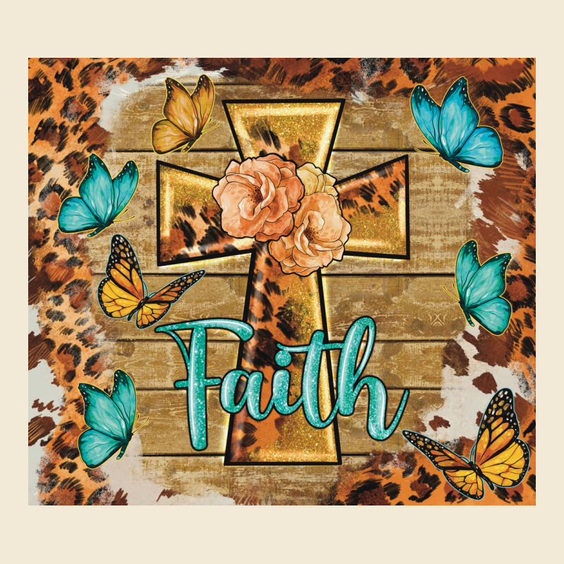 Faith Cross Premium Hoodie by BarkalooDesign | Teevron