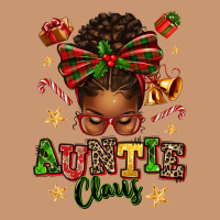 Auntie Claus Afro Messy Bun Heavyweight Hoodie | Teevron