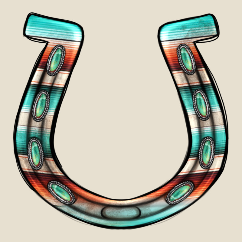 Serape Turquoise Horseshoe Urban Hoodie by Jasminsmagicworld | Teevron