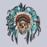 Indian Headdress With Native American Skull Heavyweight Hoodie | Teevron