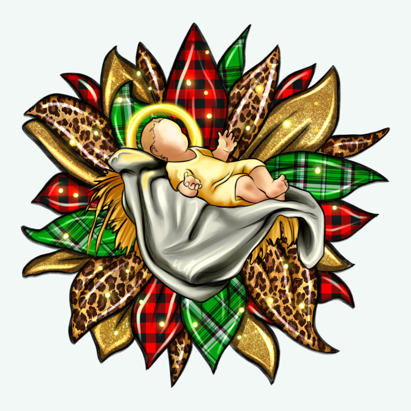 Christmas Baby Jesus Sunflower Premium Hoodie by Jasminsmagicworld | Teevron