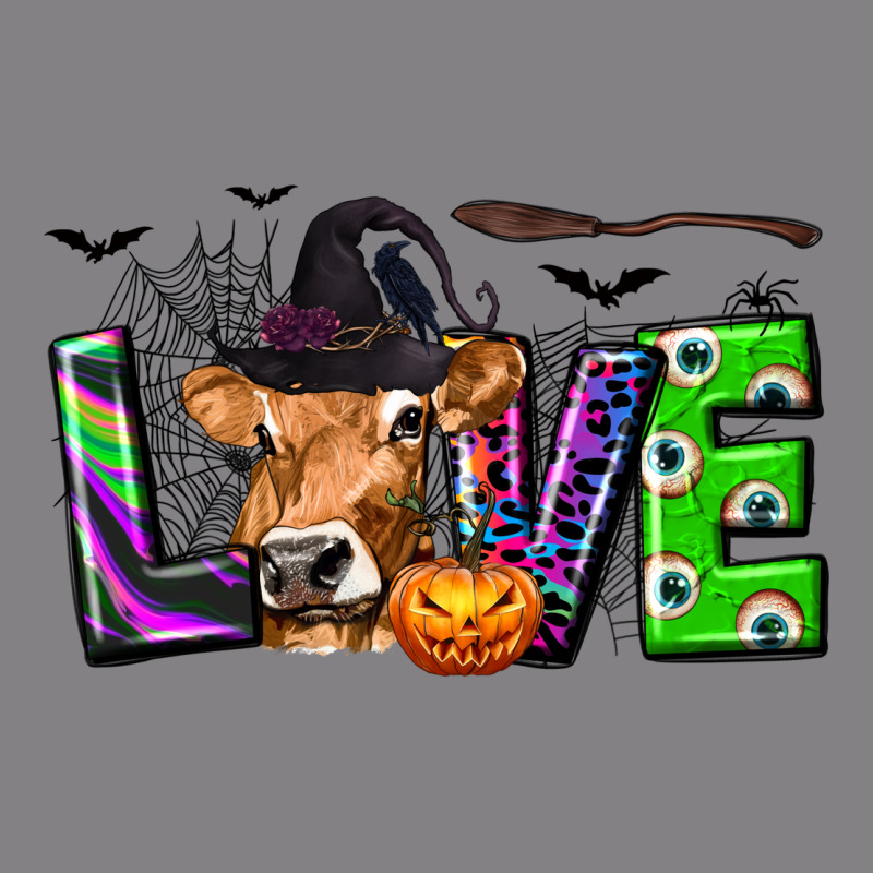 Love Halloween Cow Heavyweight Hoodie by texasbilliewilder | Teevron