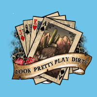 Look Pretty Play Dirty Premium Sweatshirt | Teevron