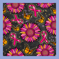 Breast Cancer Sunflower Seamless Pattern Classic Tee | Teevron