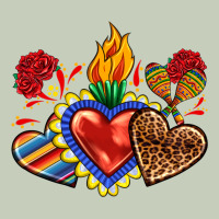 Sacred Heart With Leopard And Serape Heart Classic Tee | Teevron