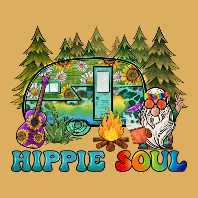 Hippie Soul Camping Premium Hoodie by BarkalooDesign | Teevron