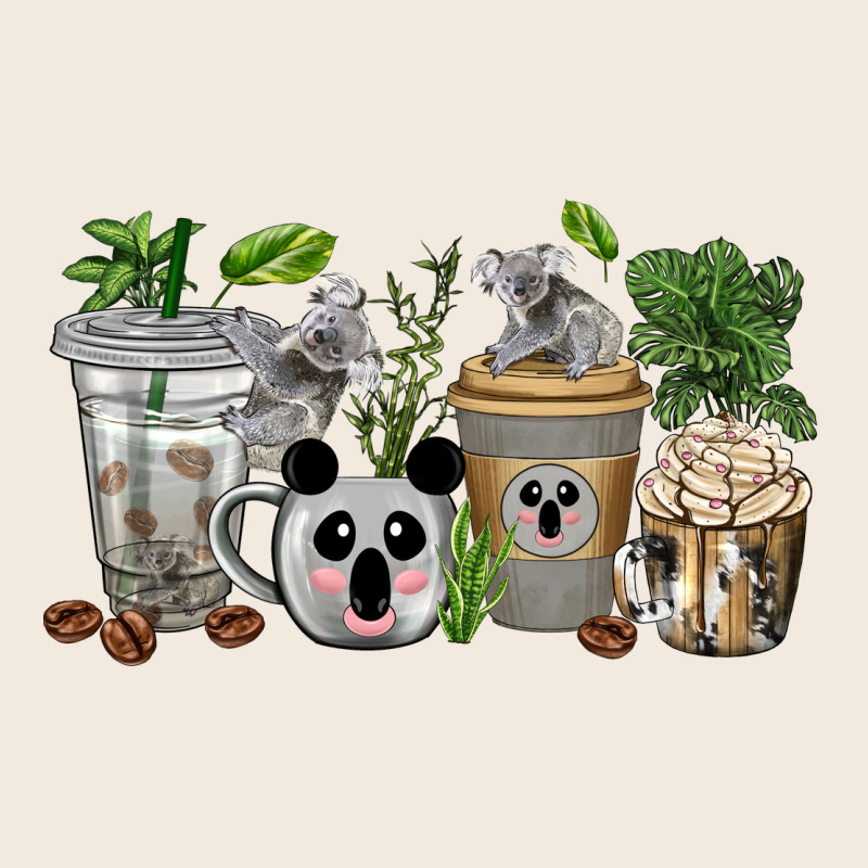 Koala Coffee Cups Zipper Hoodie by texasbilliewilder | Teevron