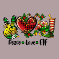 Peace Love  Elf Vintage Hoodie | Teevron