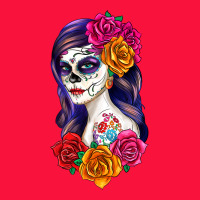 Sugar Skull Girl Classic Tee | Teevron