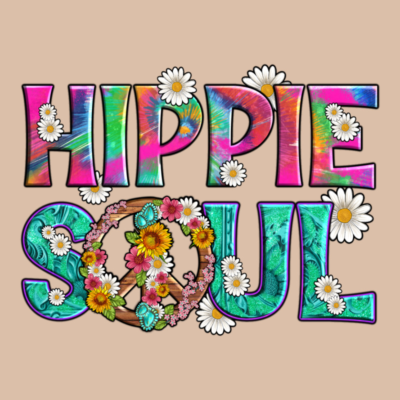 Hippie Soul With Tie Dye And Flowers Urban Heavy Tee by Artiststas | Teevron