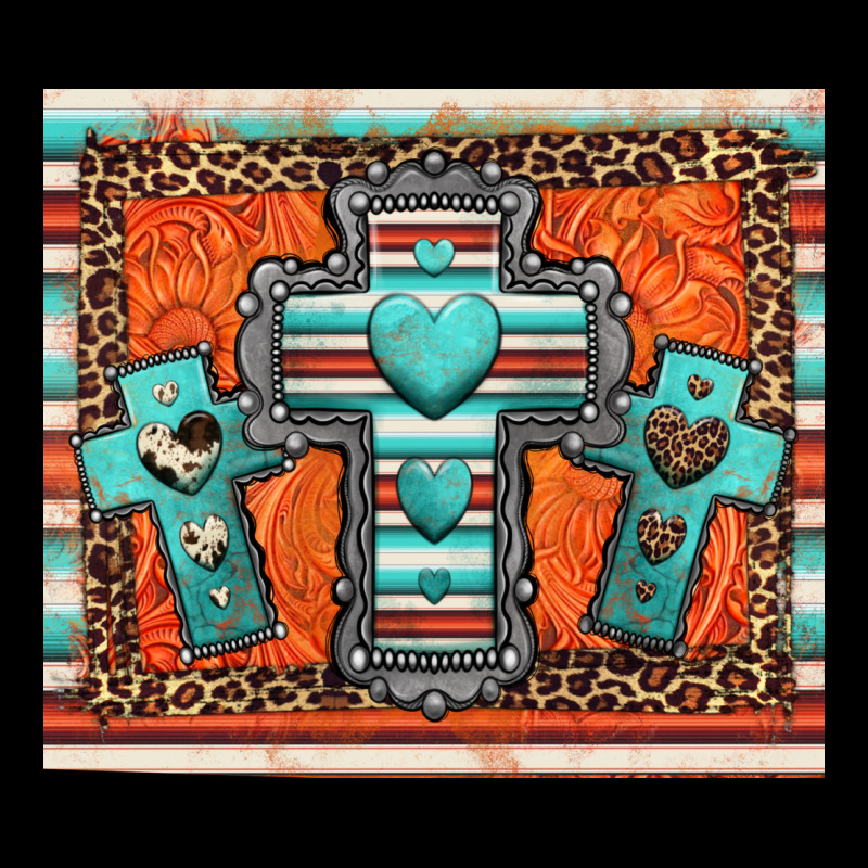 Turquoise Gemstone Crosses Urban Hoodie by Jasminsmagicworld | Teevron