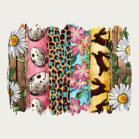 Easter Brushstroke With Quail Eggs Daisy And Bunny Zipper Hoodie | Teevron