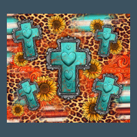 Turquoise Cross Pattern Urban Hoodie | Teevron