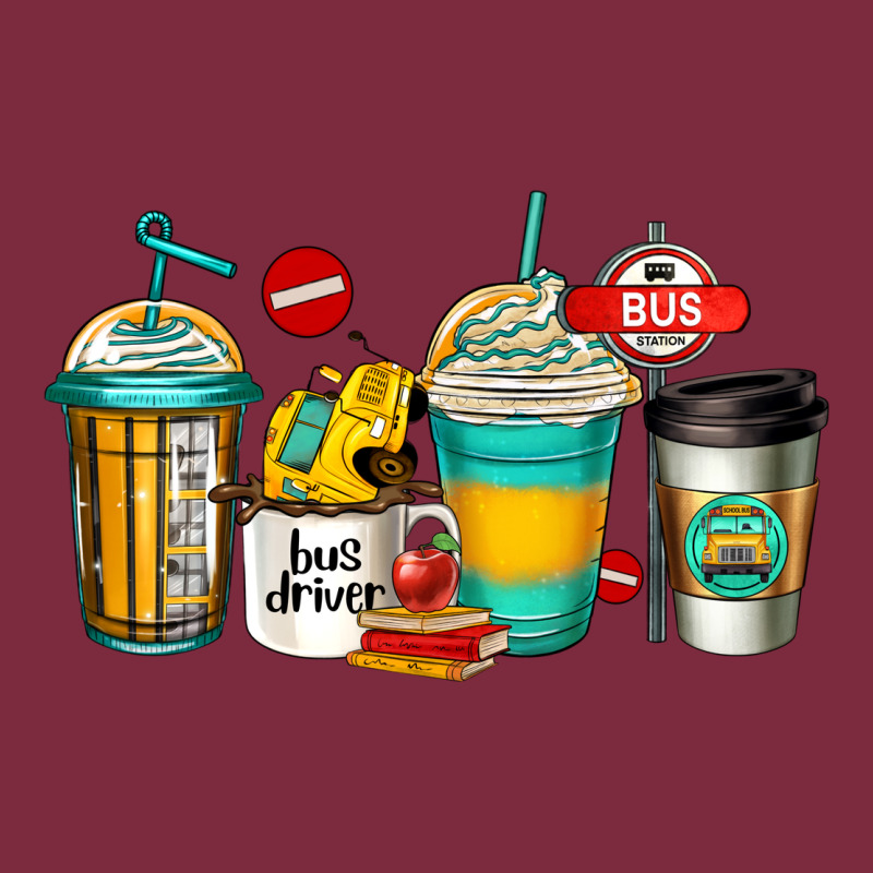 School Bus Driver Coffee Cups Premium Hoodie by Jasminsmagicworld | Teevron