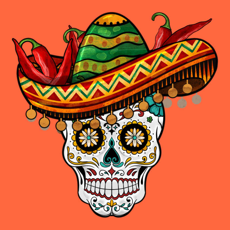Cinco De Mayo Sombrero Skull Premium Hoodie by BarkalooDesign | Teevron