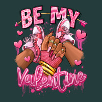 Be My Valentine Afro Girl Sneakers Classic Tee | Teevron