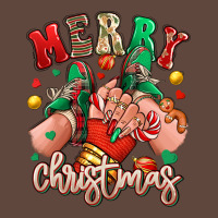 Merry Christmas Caucasian Girl Sneakers Classic Tee | Teevron