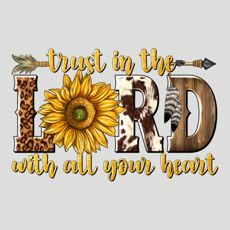 Trust In The Lord With All Your Heart Zipper Hoodie by texasbilliewilder | Teevron