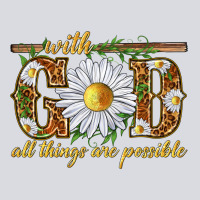 With God All Things Are Possible With Daisy Zipper Hoodie | Teevron