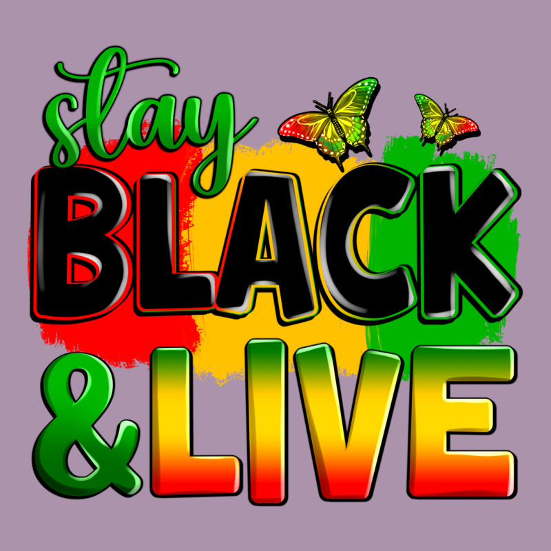 Stay Black And Live Heavyweight Hoodie by Zillion Design Studio | Teevron