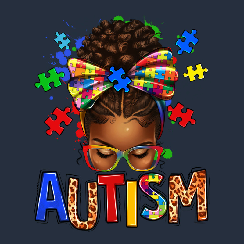 Autism Awareness Afro Messy Bu Zipper Hoodie by texasbilliewilder | Teevron
