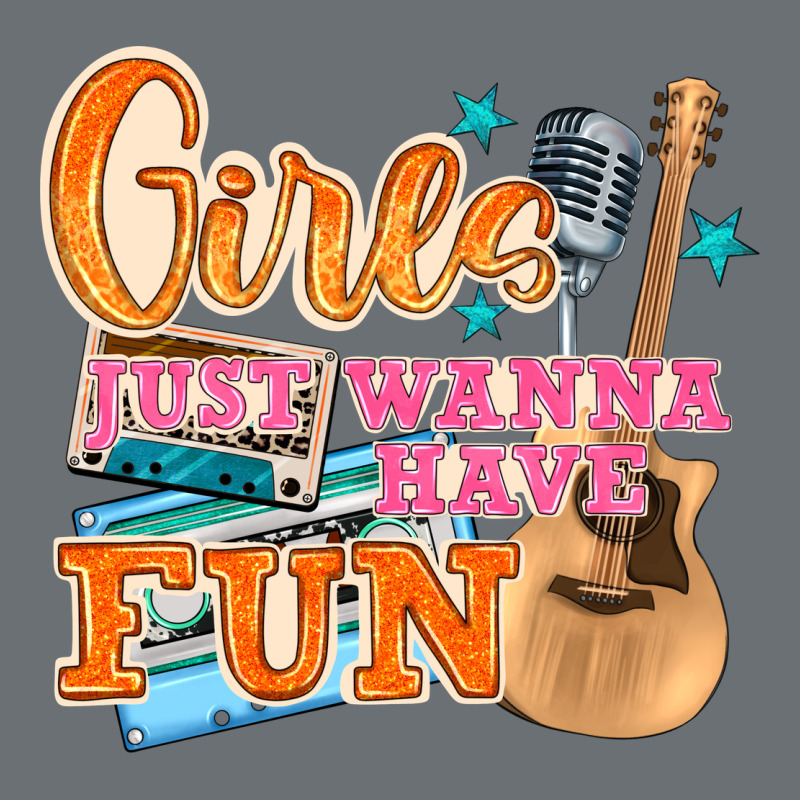 Girls Just Wanna Have Fun Premium Hoodie by NancyCooperArtShop | Teevron