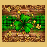 St. Patrick's Day Shamrock Leopard Premium Sweatshirt | Teevron