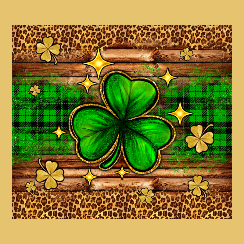 St. Patrick's Day Shamrock Leopard Premium Sweatshirt by Neo Western | Teevron