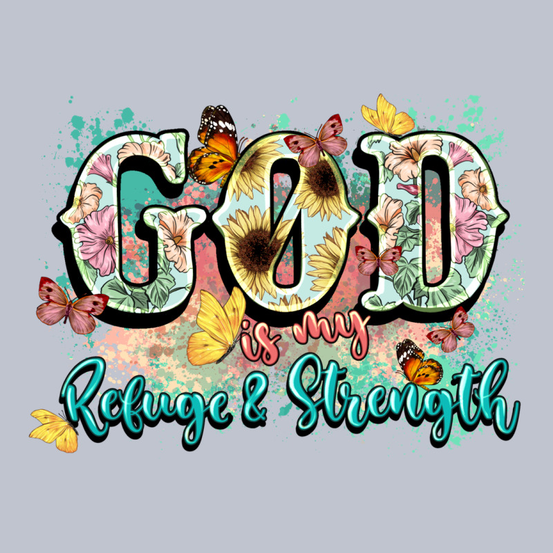 God Is My Refugee And Strength Premium Hoodie by NancyCooperArtShop | Teevron