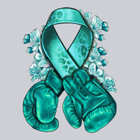 Teal Ribbon With Boxing Gloves Urban Hoodie | Teevron