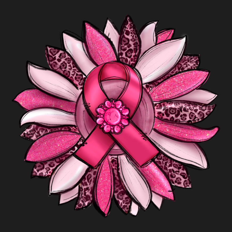 Breast Awareness Cancer Pink Sunflower Heavyweight Hoodie by RanaPortraitStore | Teevron