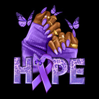 Hope Lavender Ribbon All Cancers Urban Hoodie | Teevron