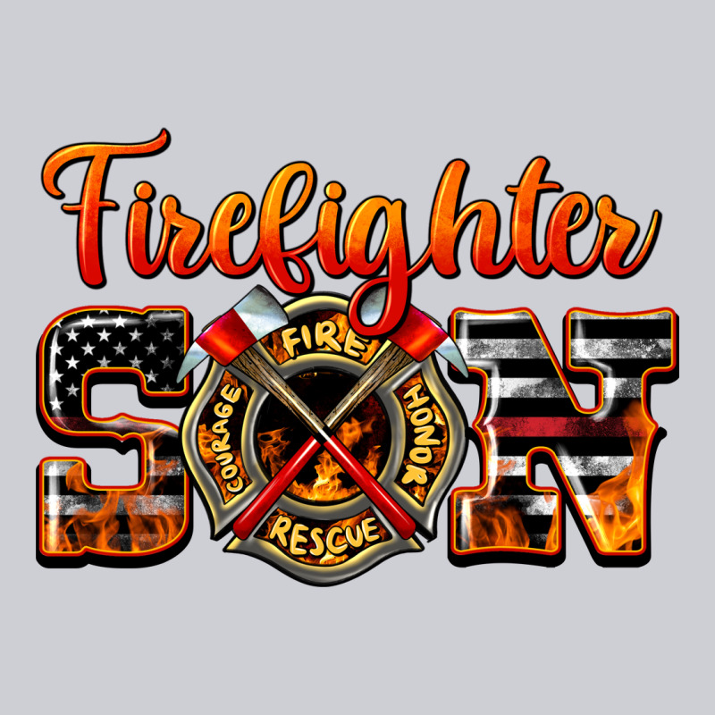 American Flag Firefighter Son Urban Hoodie by LillyAllenDesigns | Teevron