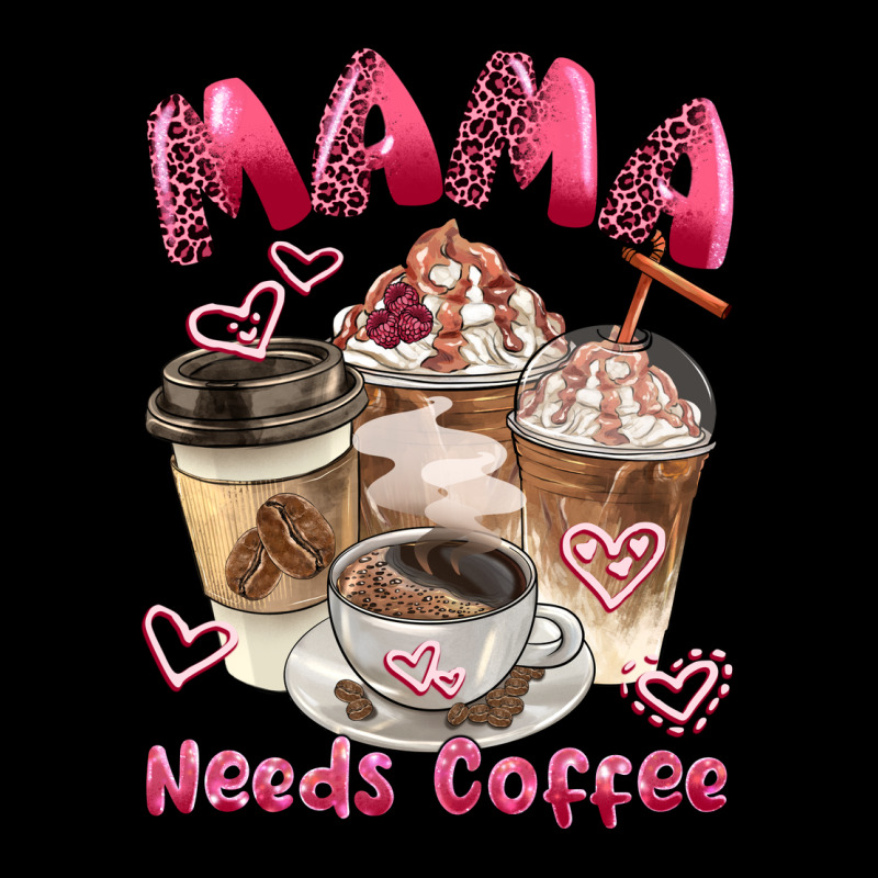 Mama Needs Coffee Ladies Tee by BarkalooDesign | Teevron