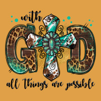 With God All Things Are Possible Gemstone Cross Premium Hoodie | Teevron