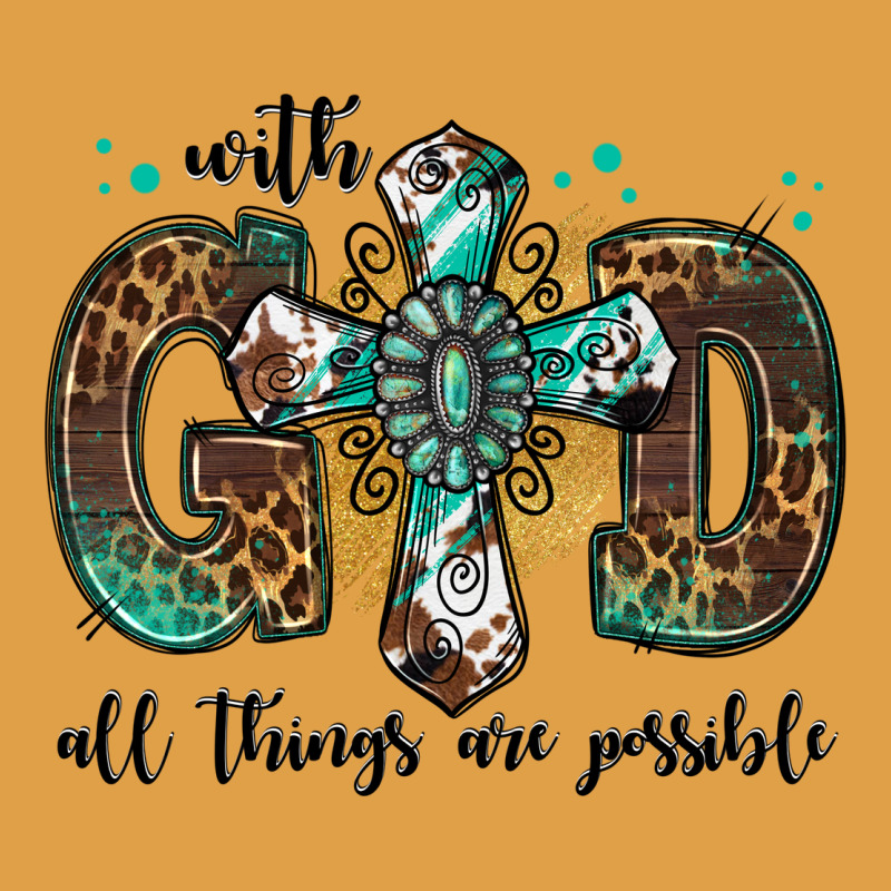 With God All Things Are Possible Gemstone Cross Premium Hoodie by Jasminsmagicworld | Teevron