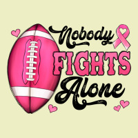 Nobody Fights Alone Pink Football Breast Cancer Awareness Urban Hoodie | Teevron