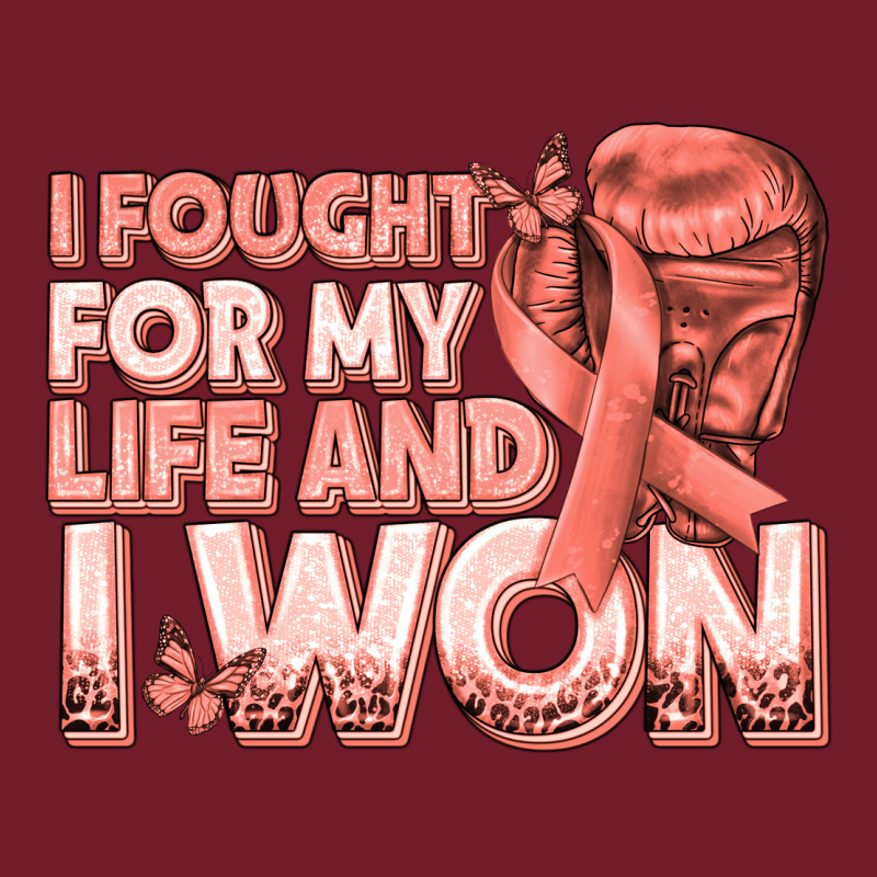 I Fought For My Life And I Won Uterine Cancer Peac Zipper Hoodie by texasbilliewilder | Teevron