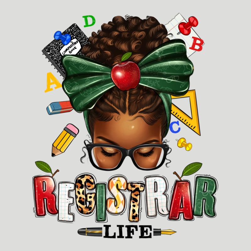 Registrar Life Afro Messy Bun Zipper Hoodie by texasbilliewilder | Teevron