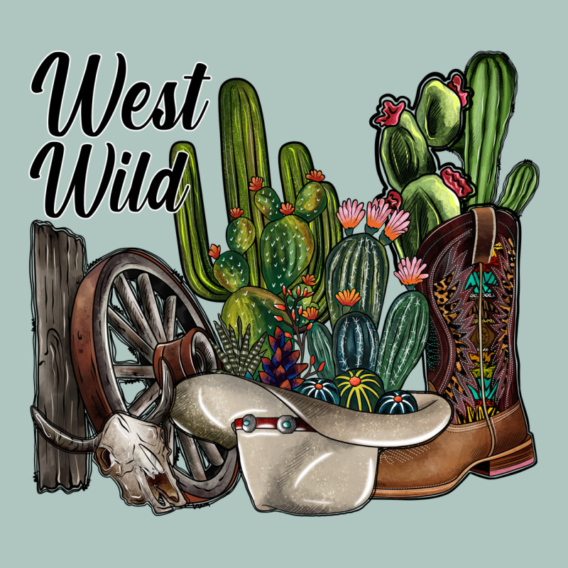 West Wild Premium Sweatshirt by SublimationCraftShop | Teevron