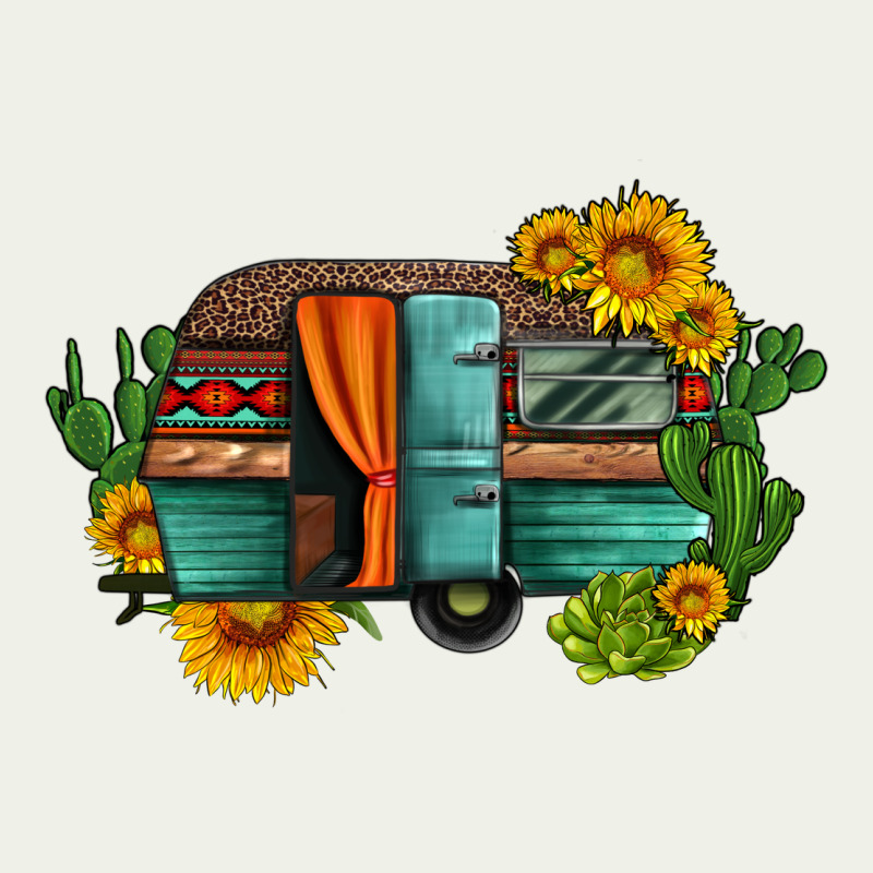 Caravan Sunflowers And Cactus Urban Heavy Tee by Artiststas | Teevron